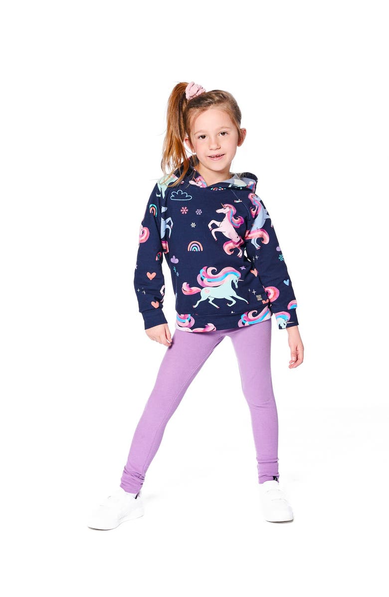 Deux par Deux Super Soft Ribbed Leggings, Alternate, color, Lavender