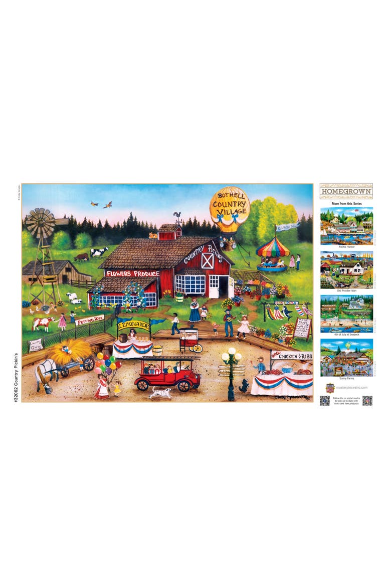 Country Pickin's 750 Piece Jigsaw Puzzle, Alternate, color, Multicolor