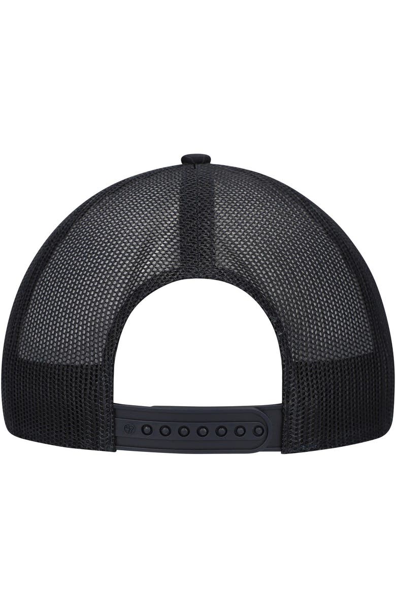 '47 Men's '47 White/Navy West Virginia Mountaineers Freshman Trucker Adjustable Hat, Alternate, color, White