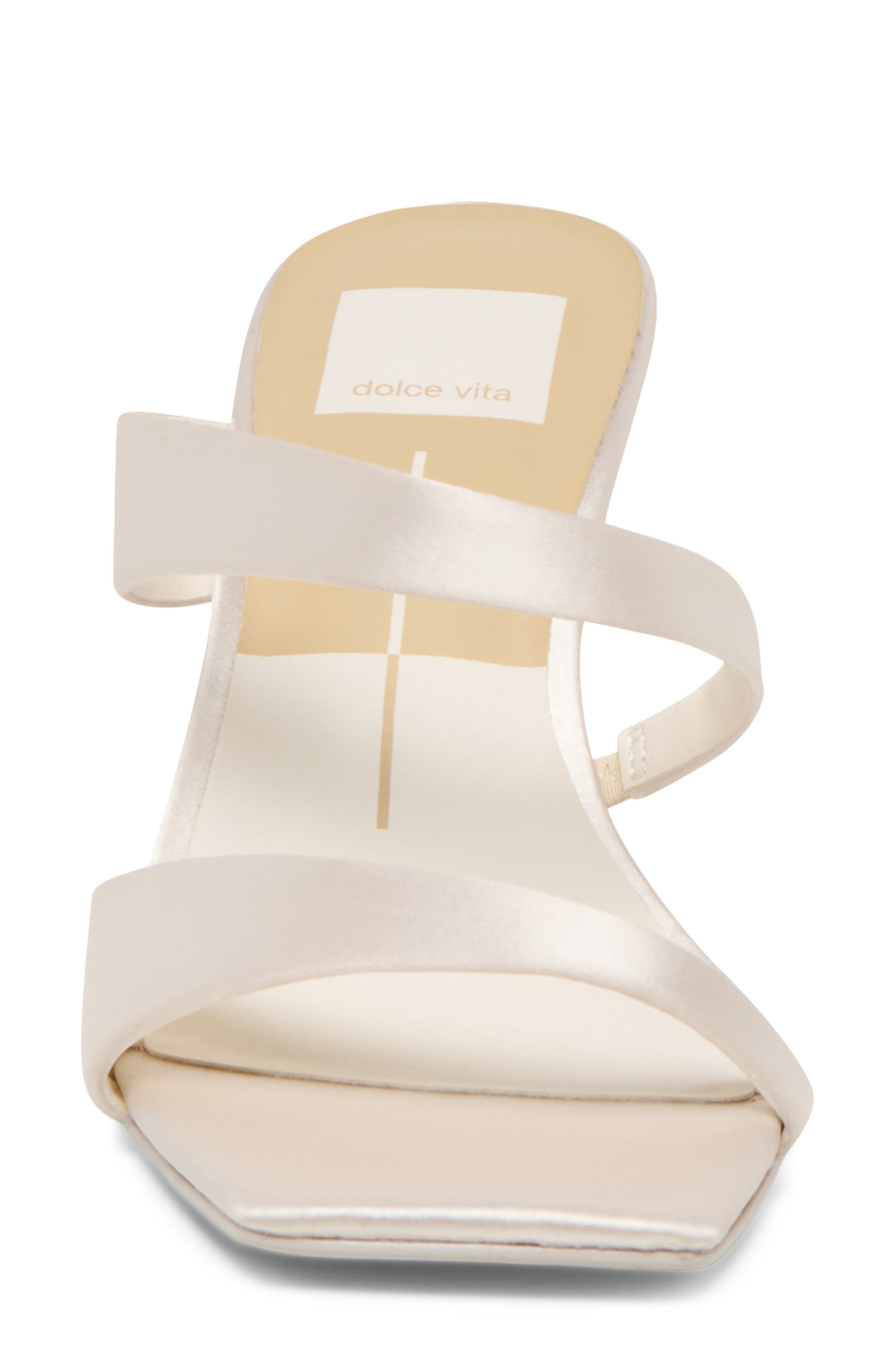 Icelyn Slide Sandal, Alternate, color, IVORY SATIN