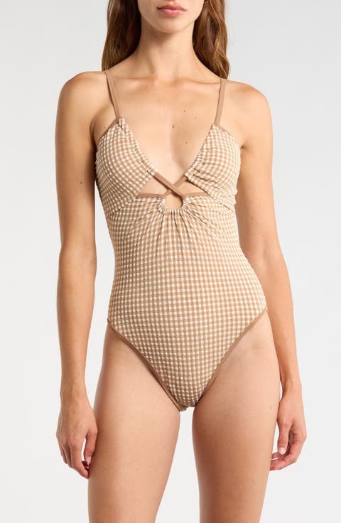 Keyhole One-Piece Swimsuit