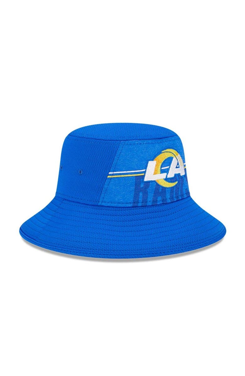 New Era Men's New Era  Royal Los Angeles Rams 2023 NFL Training Camp Stretch Bucket Hat, Alternate, color, Royal