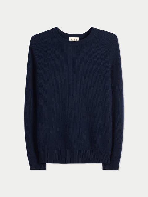 Men's Ribbed Cashmere Sweater