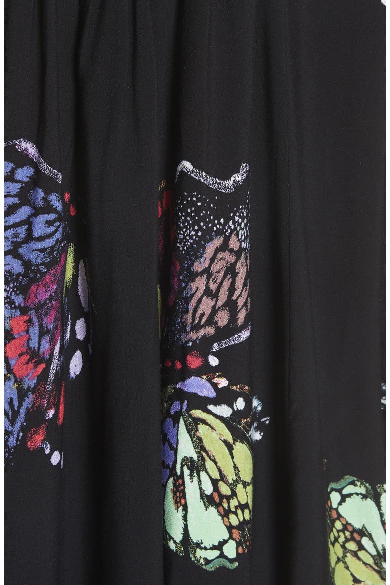 Field of Butterflies Tunic, Alternate, color, BLACK