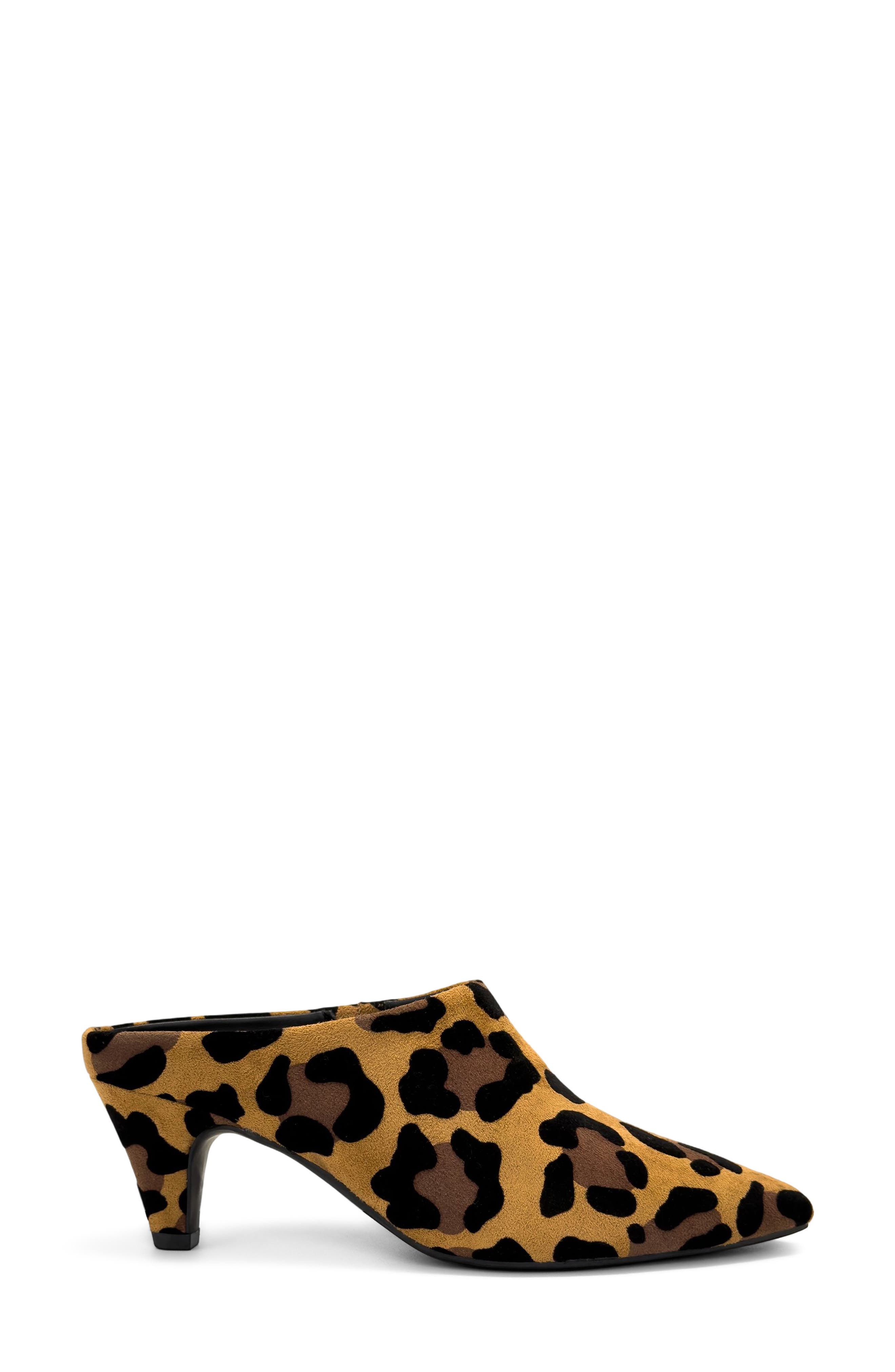 Liz Heeled Mule, Alternate, color, CAMEL MULTI