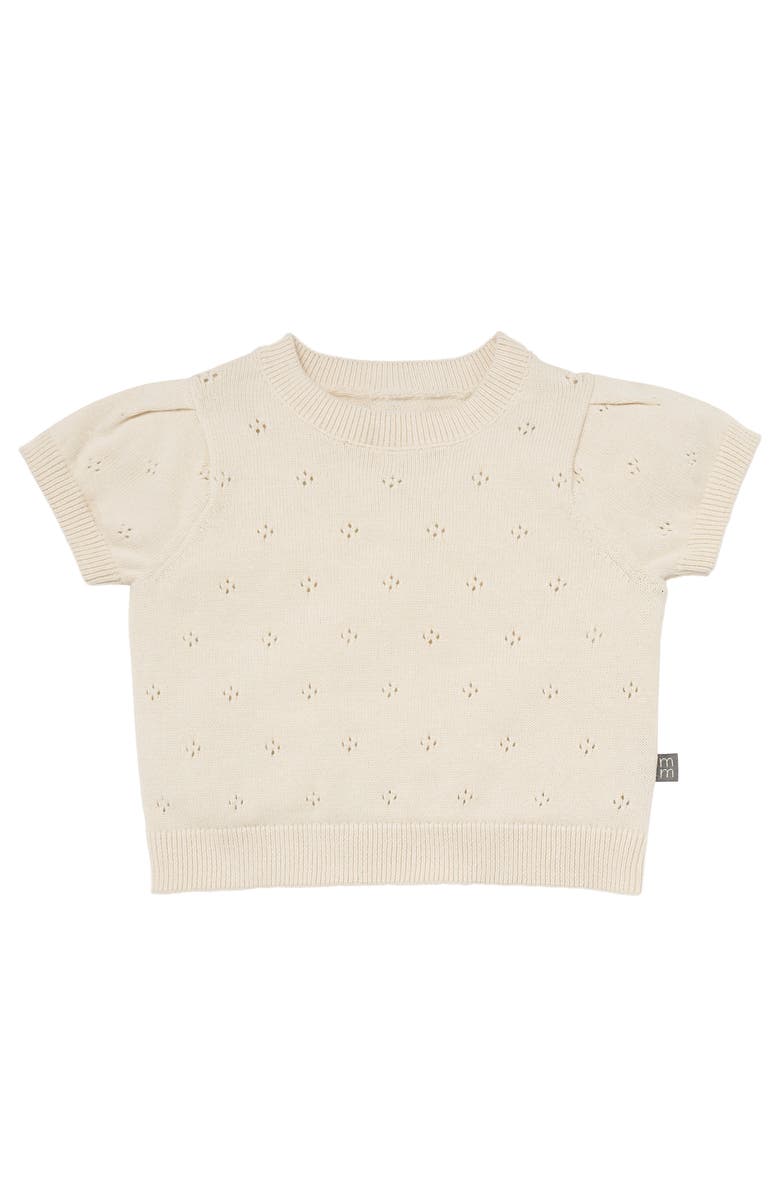 Modern Moments<sup>™</sup> by Gerber Sweater Knit Top and Shorts Set, Alternate, color, Beige