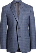 JB Britches Plaid Wool & Silk Blend Sport Coat