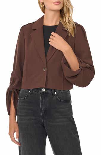 Tie Cuff Trench Jacket