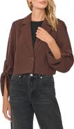 1.STATE Tie Cuff Trench Jacket