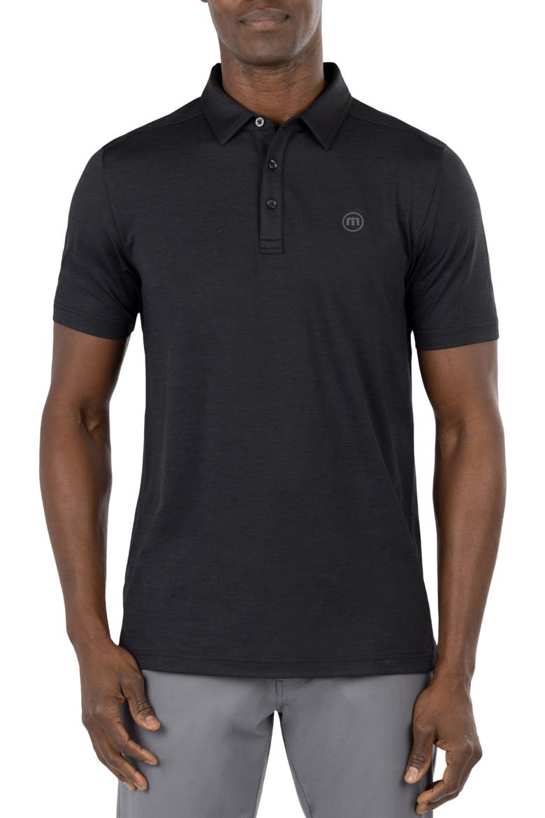 Heating Up Polo, Main, color, BLACK