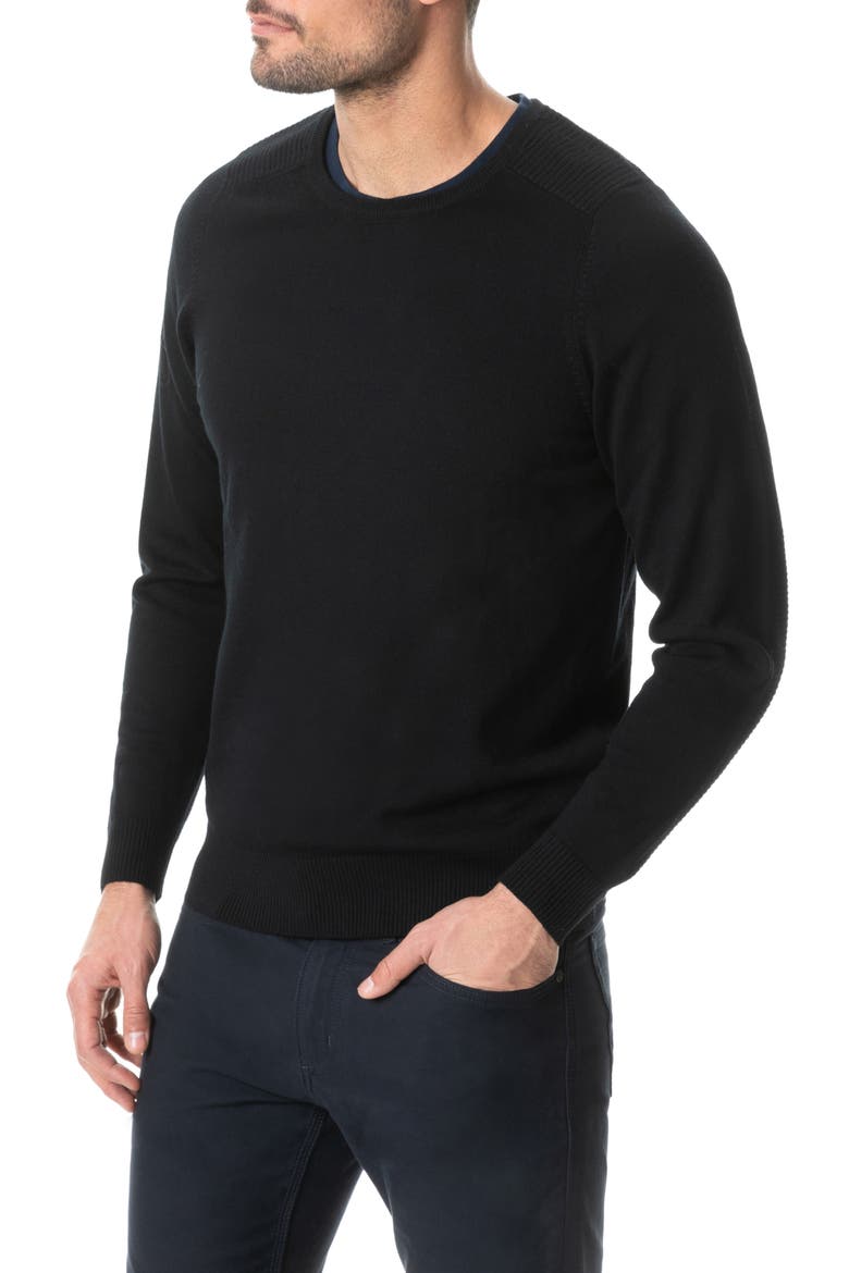 Hawtrey Regular Fit Crewneck Wool Sweater, Alternate, color, PEAT