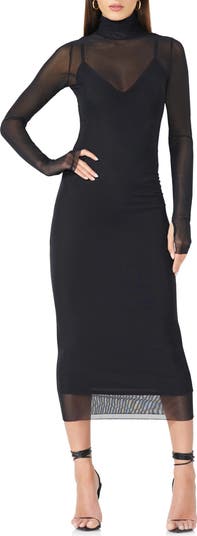 work dresses for women long sleeve Nora Gardner Women's Blue 3/4 Sleeve Lydia Pencil Dress #Royal 6 NWT