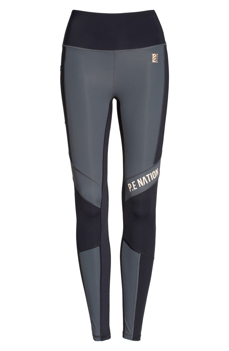 P.E Nation P.E. Nation League High Waist Leggings, Alternate, color,