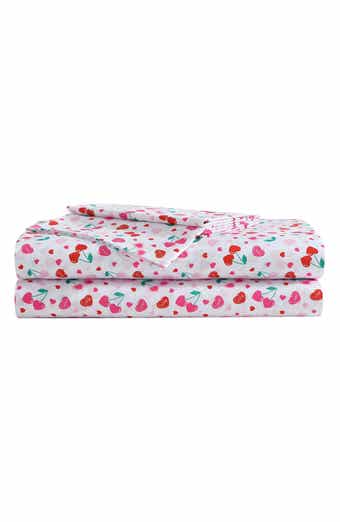 Betsey Johnson Sweet Tart Cherries Sheet Set