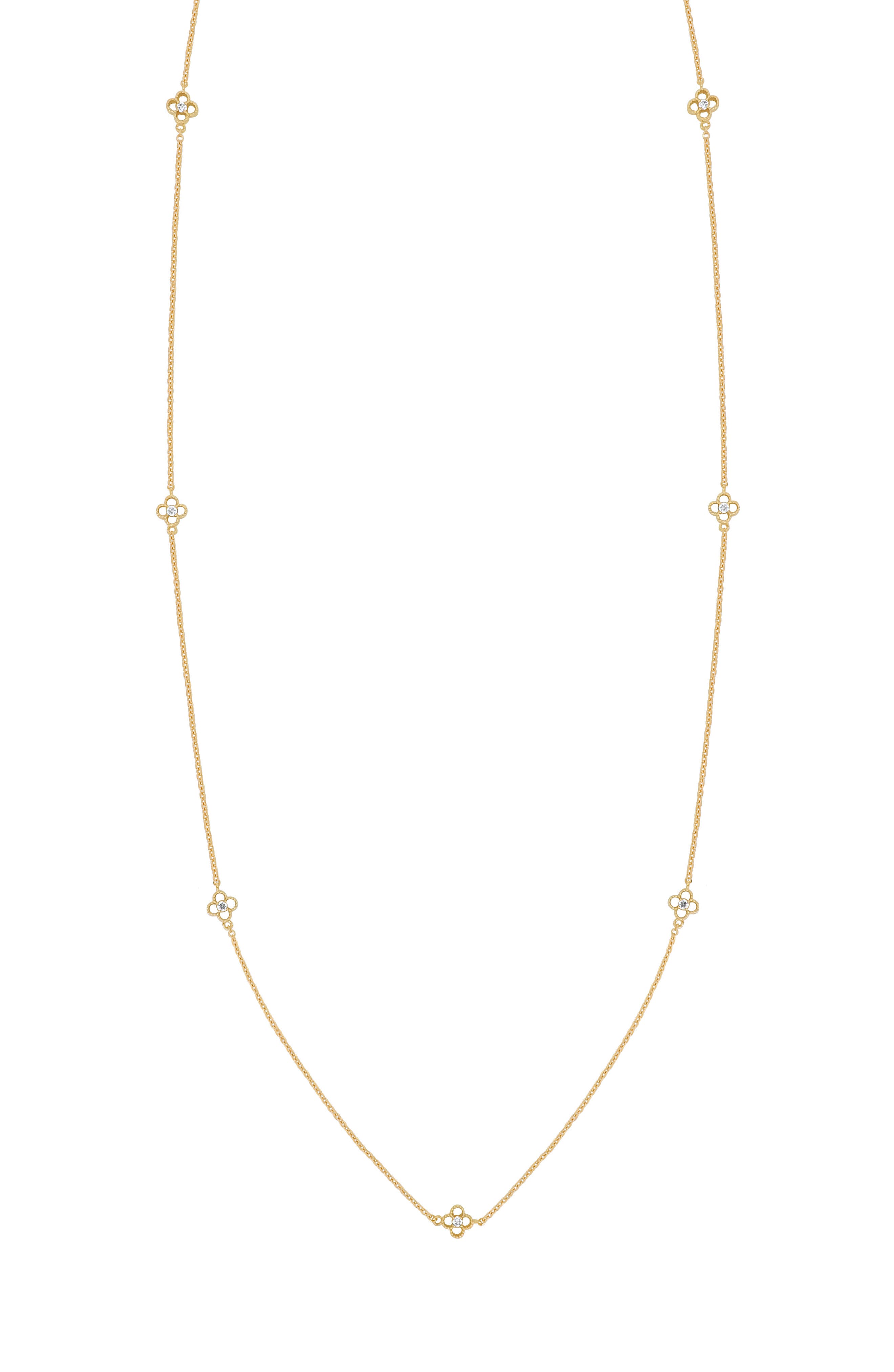 Bony Levy Mykonos Diamond Station Necklace