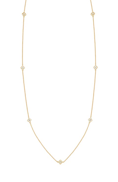 Mykonos Diamond Station Necklace