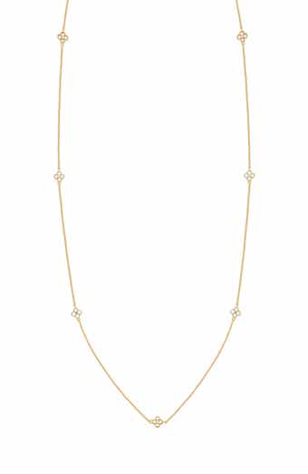 Mykonos Diamond Station Necklace