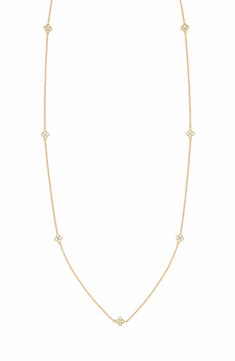 Bony Levy Mykonos Diamond Station Necklace