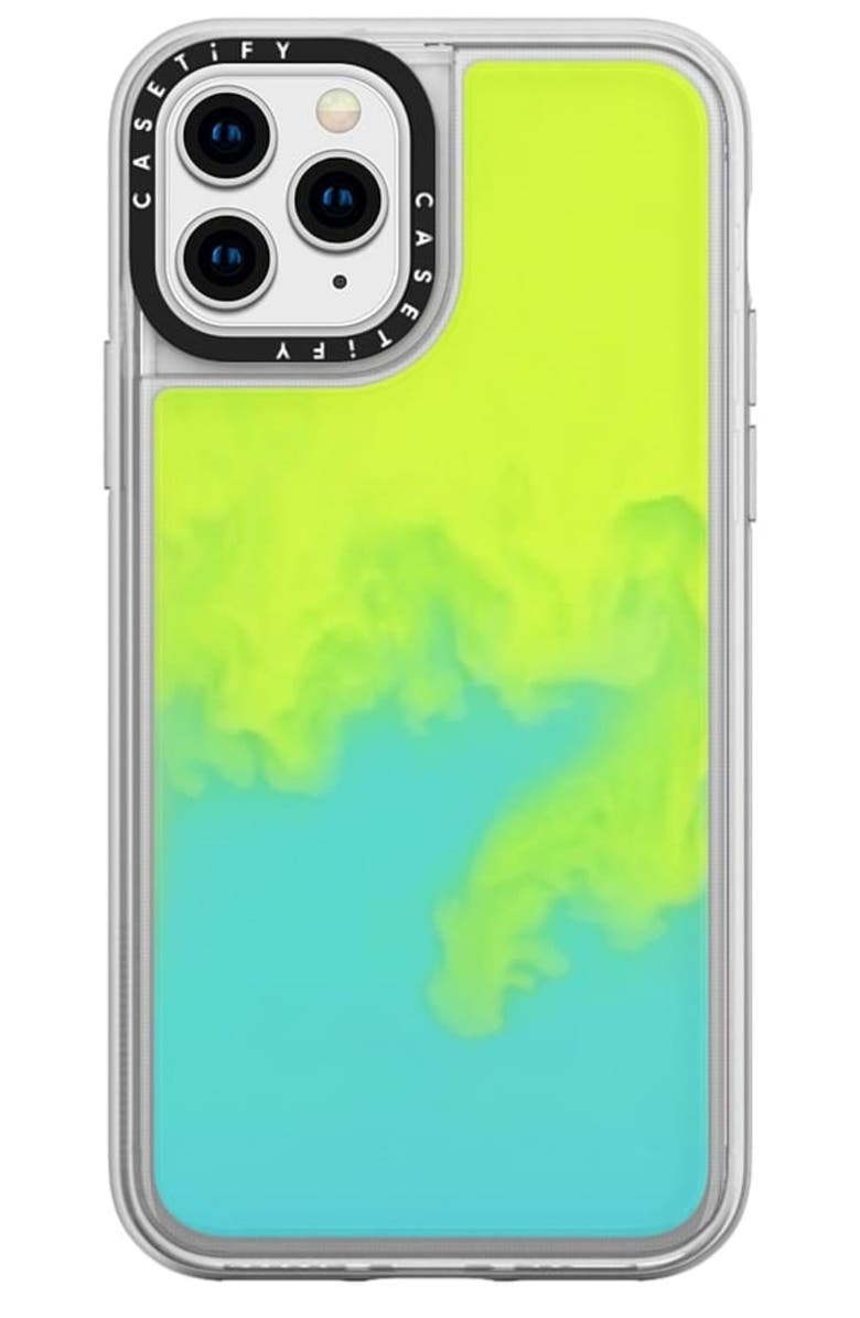 CASETiFY Neon Sand iPhone 11/11 Pro Max Case, Main, color,