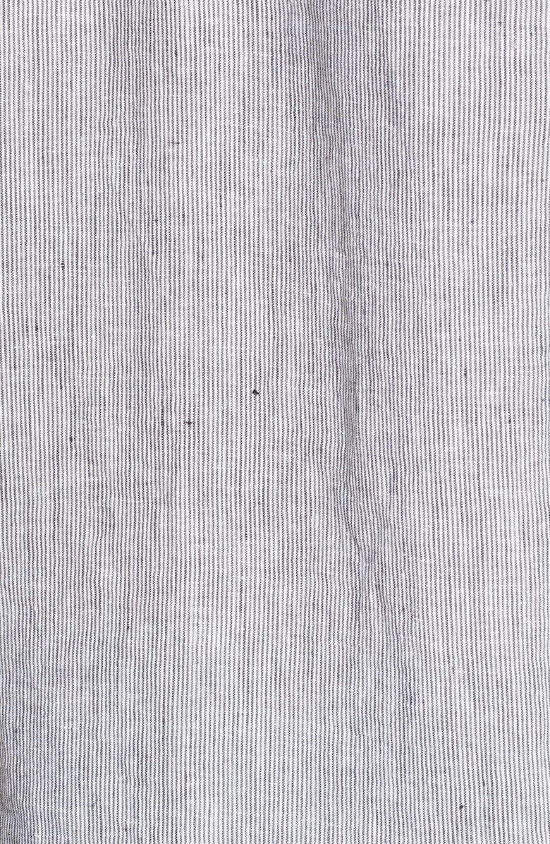 James Perse Button Front Linen Shirt, Alternate, color, 
