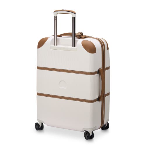 Delsey Paris Chatelet Air 2.0 Checked-medium 24 Inch Hardside Luggage With Spinner Wheels In Brown