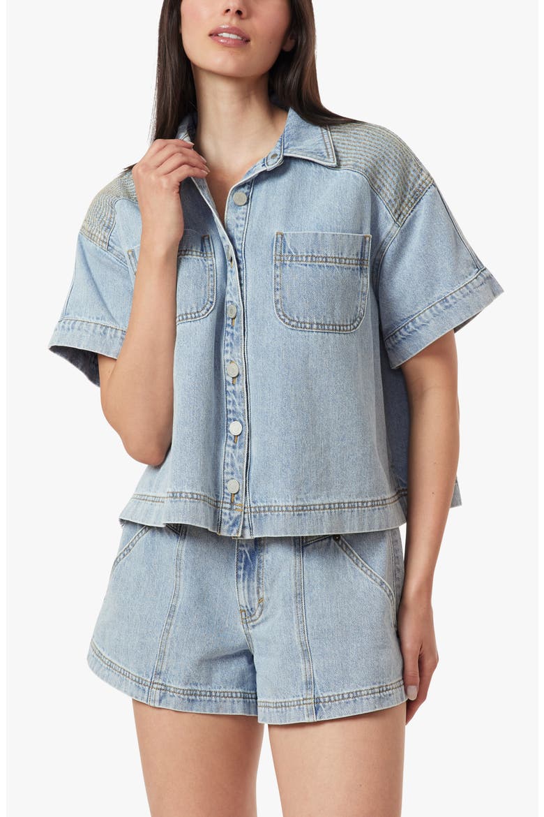 Relaxed Fit Shirt, Alternate, color, ATLANTIC