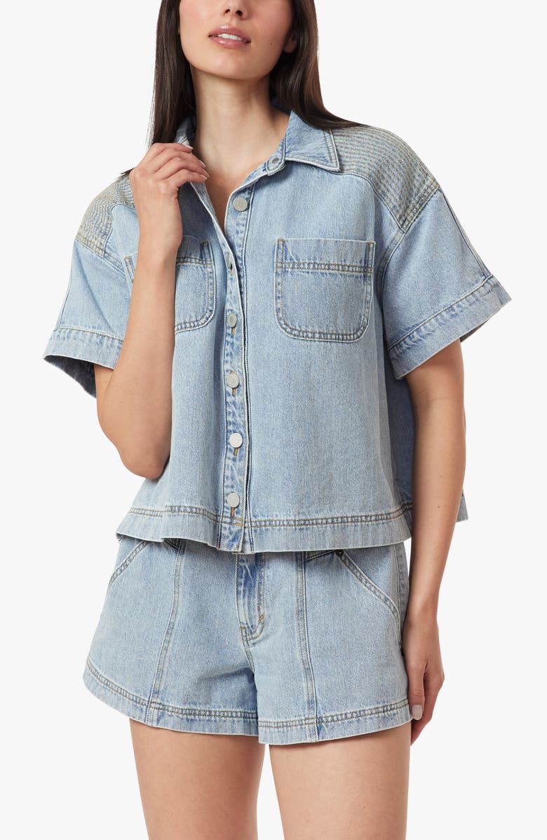 Habitual Relaxed Fit Shirt, Alternate, color, Atlantic