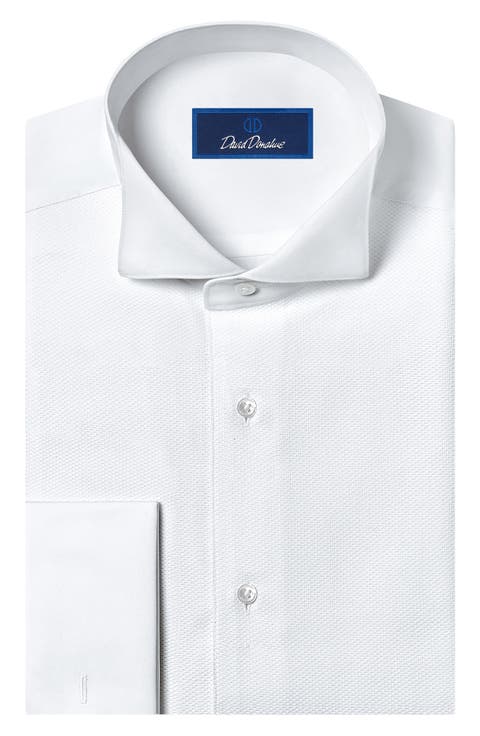 Regular Fit French Cuff Tuxedo Shirt