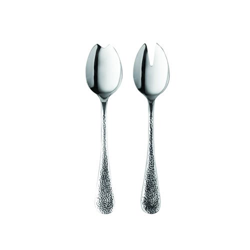 Mepra Epoque Salad Serving Set In Silver