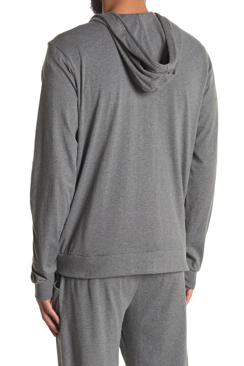 Lightweight Zip-Up Hoodie, Alternate, color, LIGHT GREY