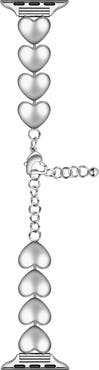 Posh Tech Lover Heart Steel Apple Watch® Bracelet Watchband