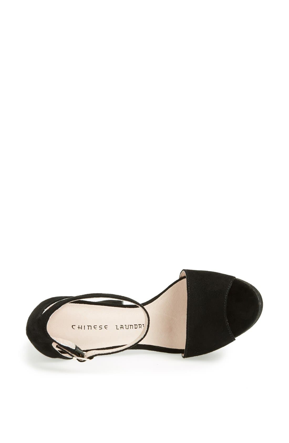 'Avenue' Sandal, Alternate, color, BLACK