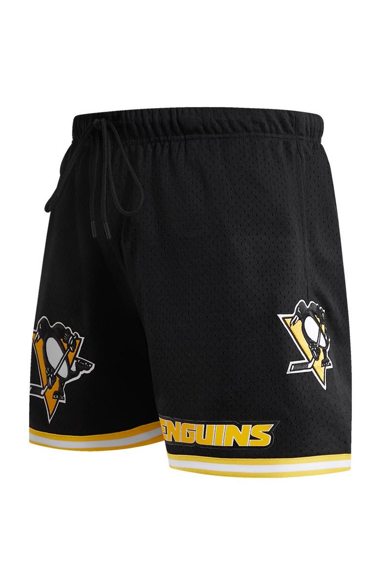 PRO STANDARD Men's Pro Standard Black Pittsburgh Penguins Classic Mesh Shorts, Alternate, color, Black