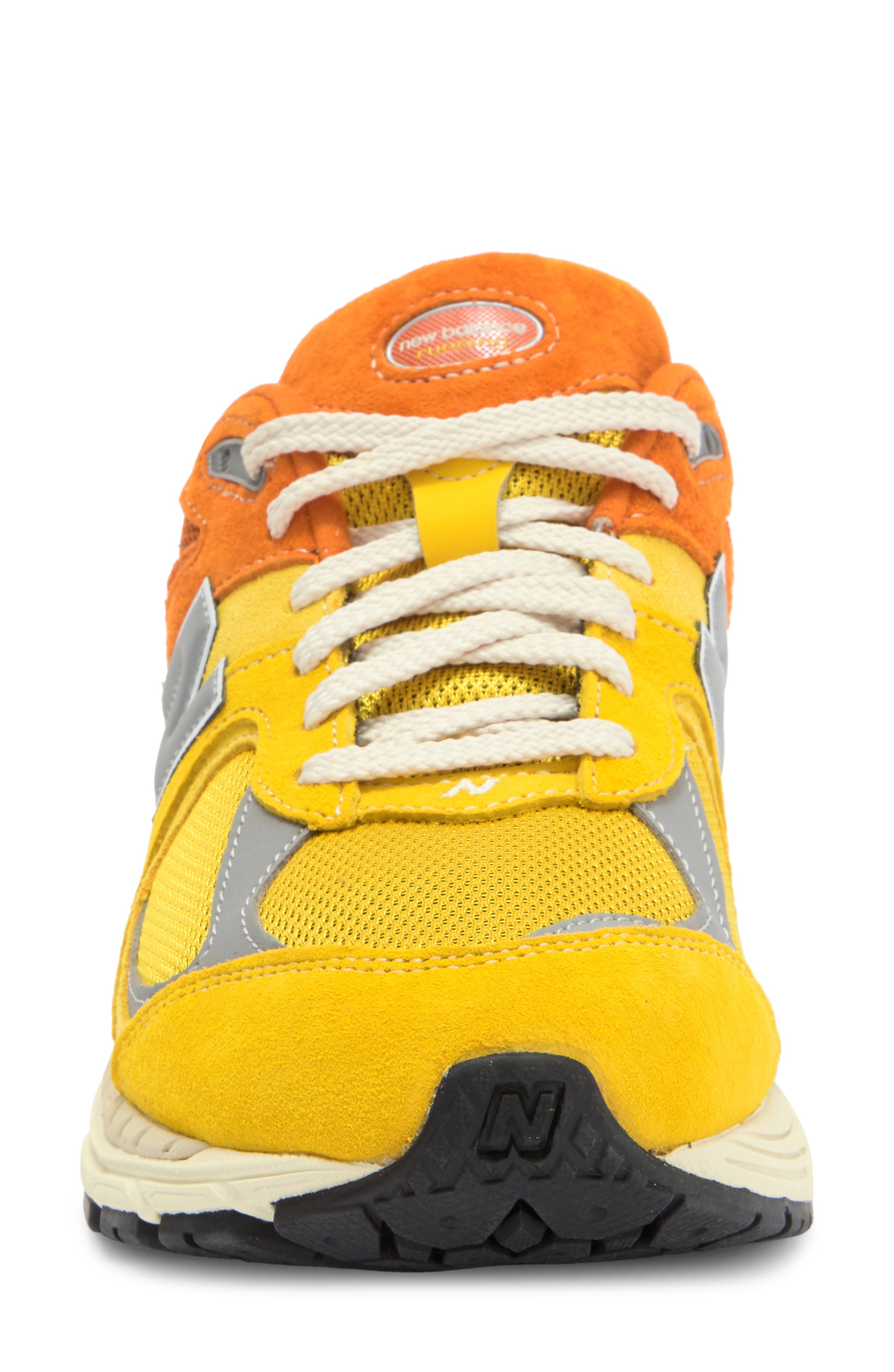 New Balance 2002R Sneaker, Alternate, color, Ginger Lemon/ Classic Orange