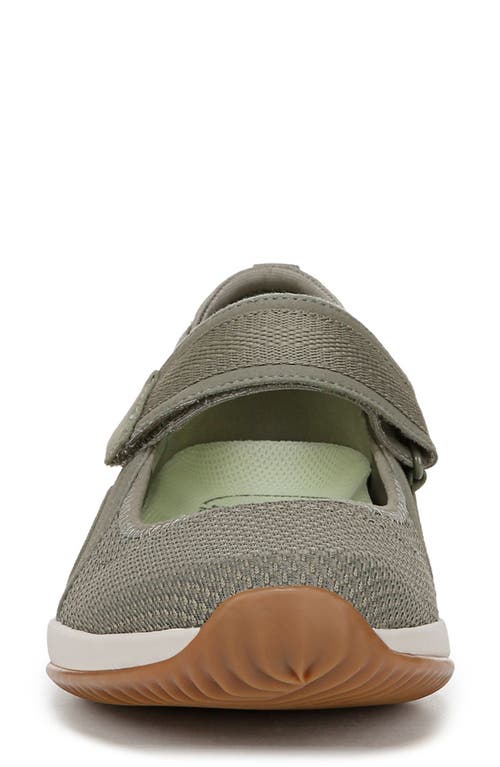 Ryka Rykä Echo Knit Mary Jane Sneaker In Vetiver Green