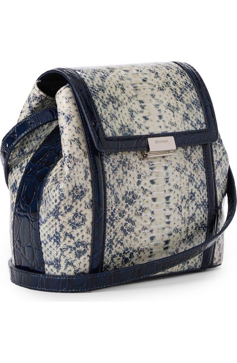 Brahmin Margo Embossed Leather Crossbody Bag, Alternate, color,