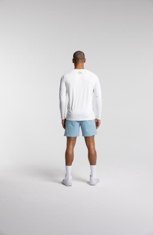Avi Performance Pickleball Long Sleeve In White Lotus