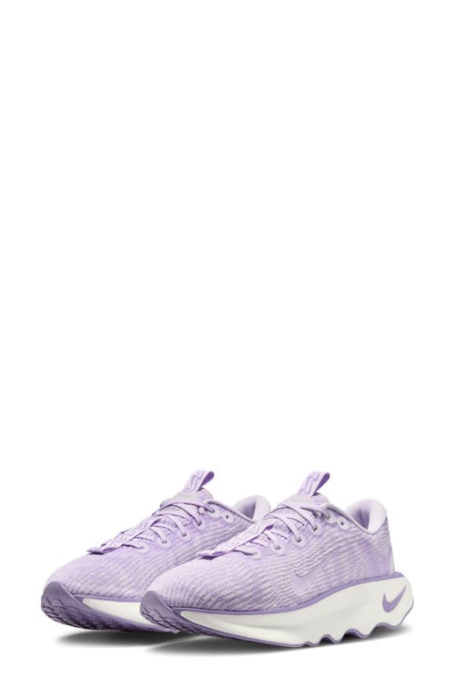 Nike Motiva Road Runner Walking Shoe In Grape/grape/hydrangeas