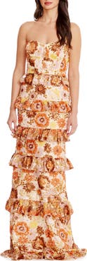 Dress the Population Siriana Strapless Gown