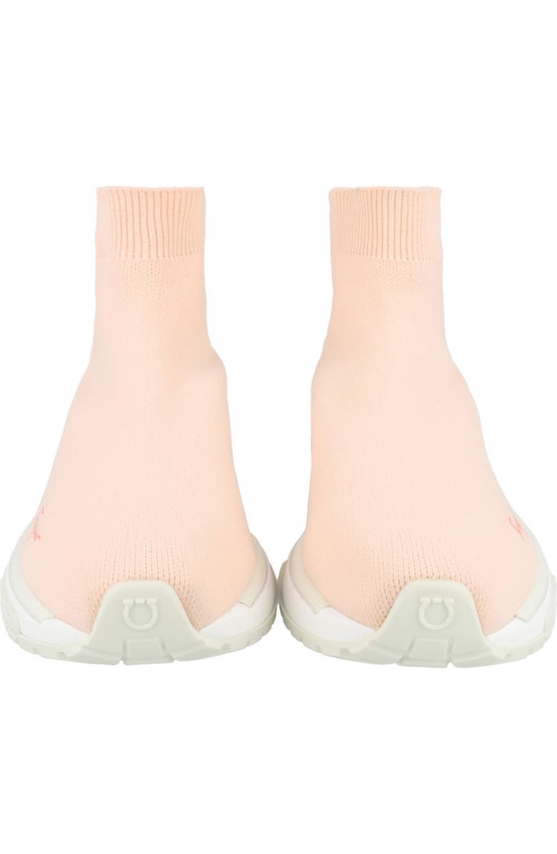 FERRAGAMO Ninette Knit Sock High Top Sneaker, Alternate, color, Pink