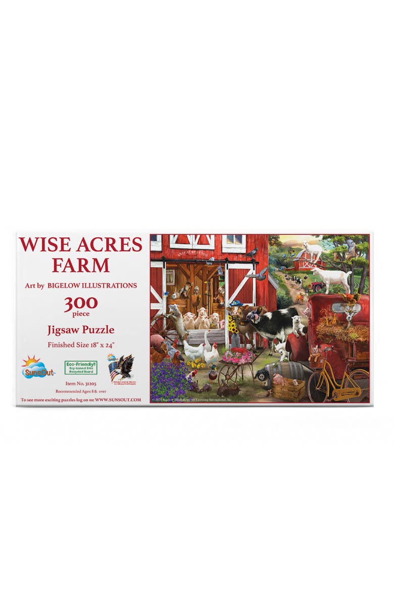Wise Acres Farm 300 piece Jigsaw Puzzle for Adults, Alternate, color, Multicolor