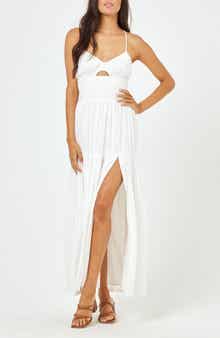 LSPACE Calla Smocked Cover-Up Sundress