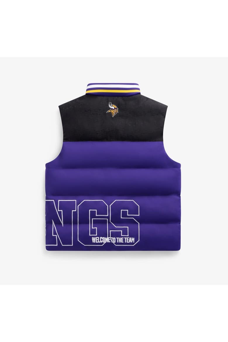 Unisex  Purple Minnesota Vikings Team Puffer Vest, Alternate, color, Purple