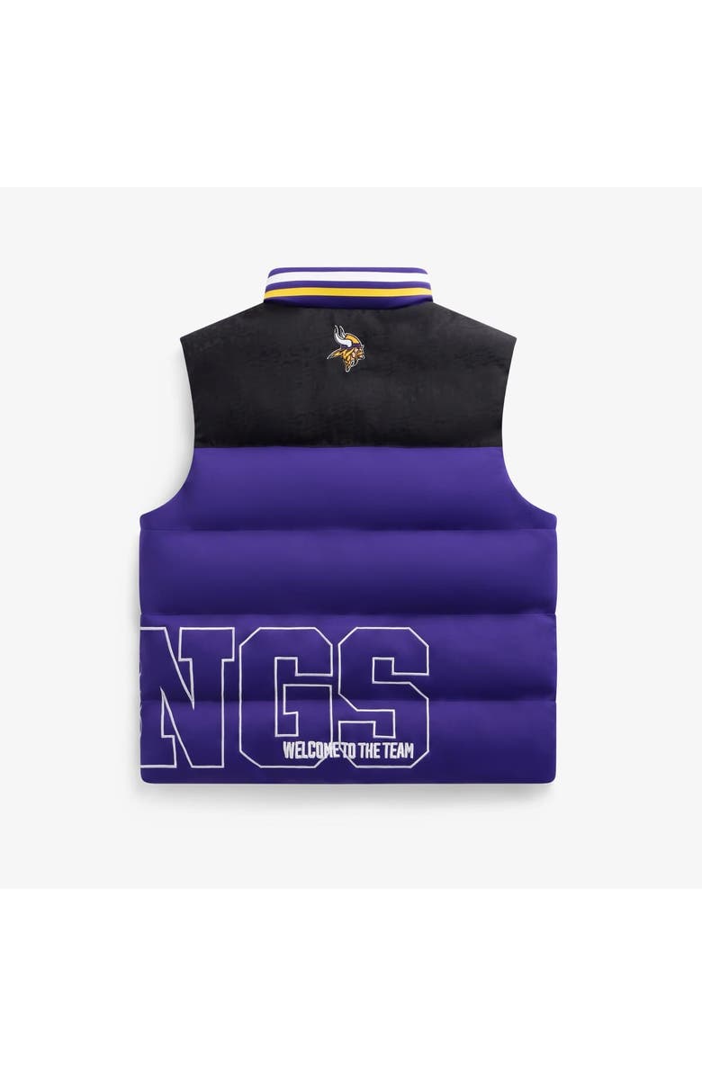 Off Season Unisex Purple Minnesota Vikings Team Puffer Vest, Alternate, color, Purple