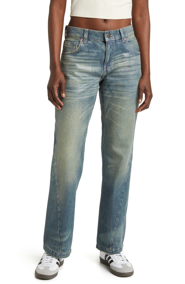 BDG Urban Outfitters 90s Loose Coated Jeans, Main, color, 