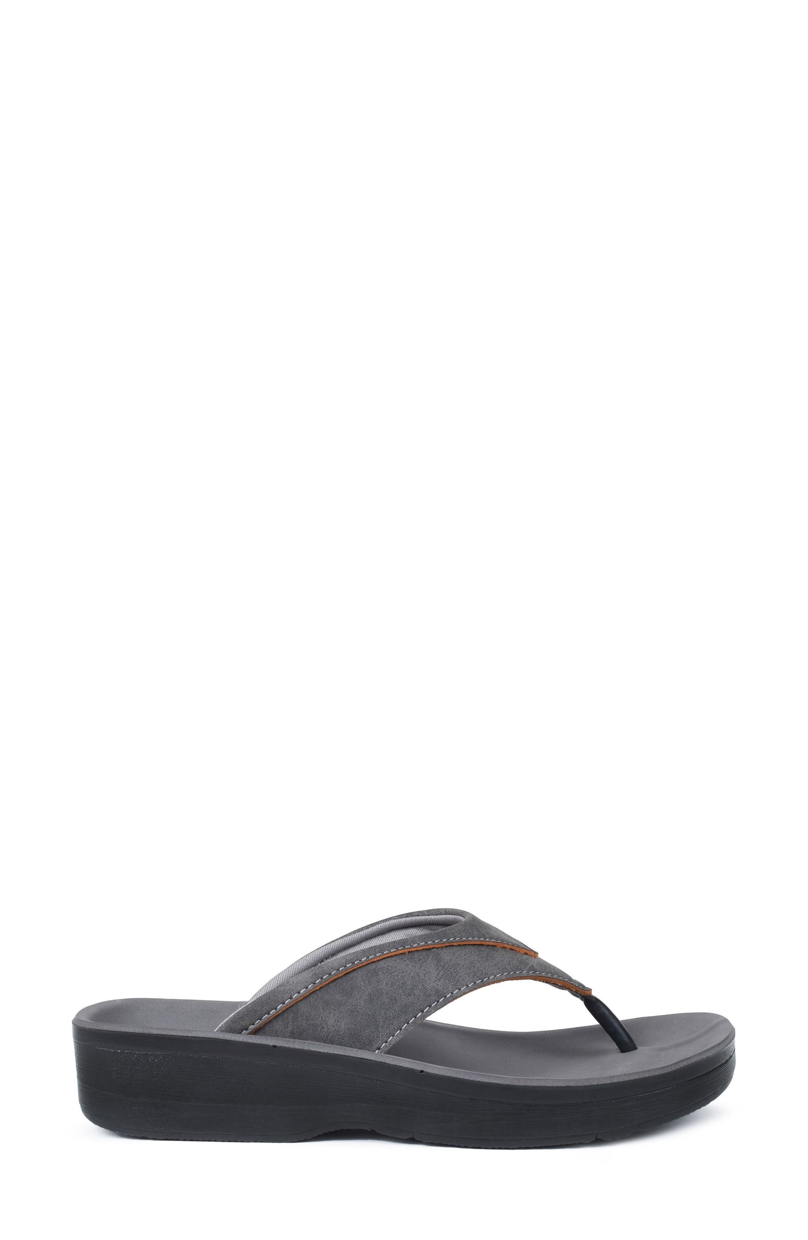AEROTHOTIC Tera Flip Flop, Alternate, color, Grey