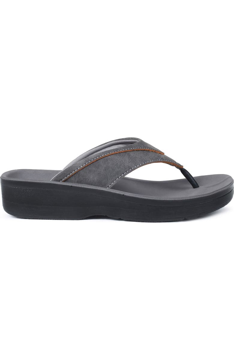 AEROTHOTIC Tera Flip Flop, Alternate, color, Grey