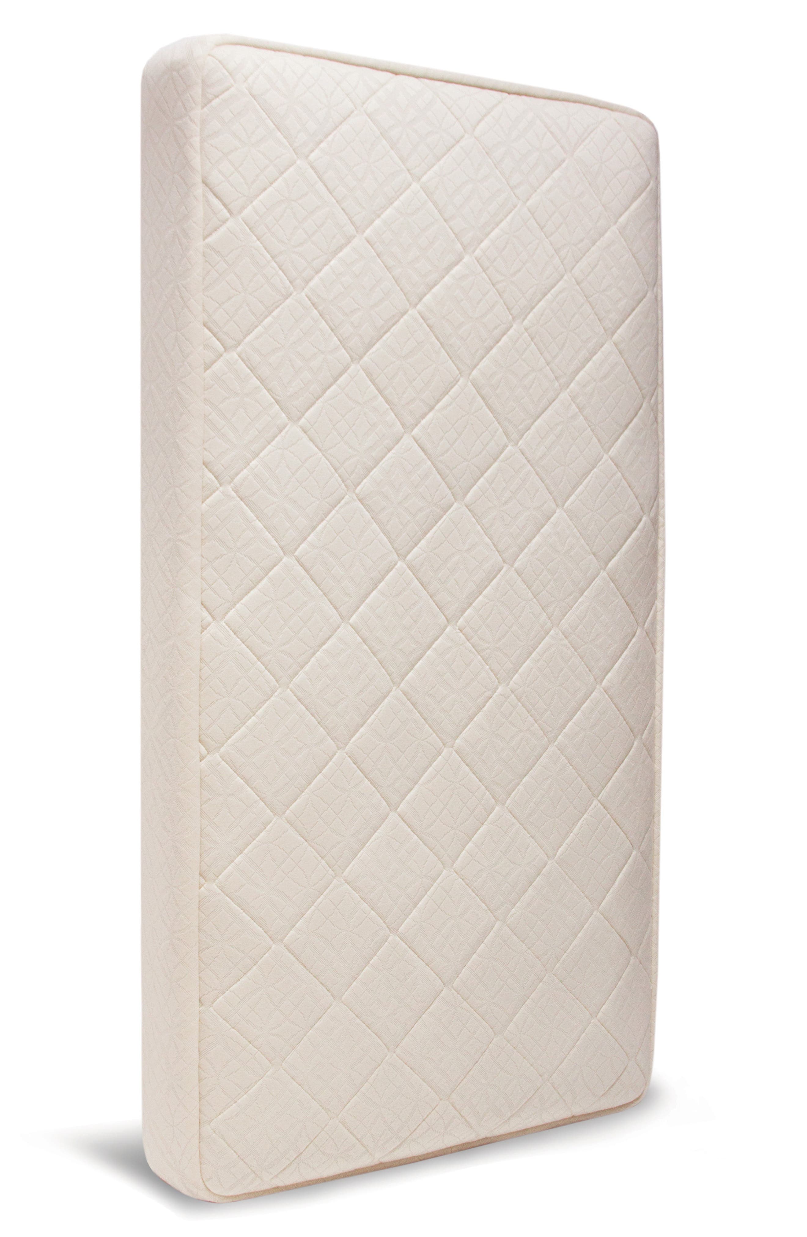 Naturepedic Organic Breathable Ultra 2-Stage Baby Crib Mattress in Off-White 