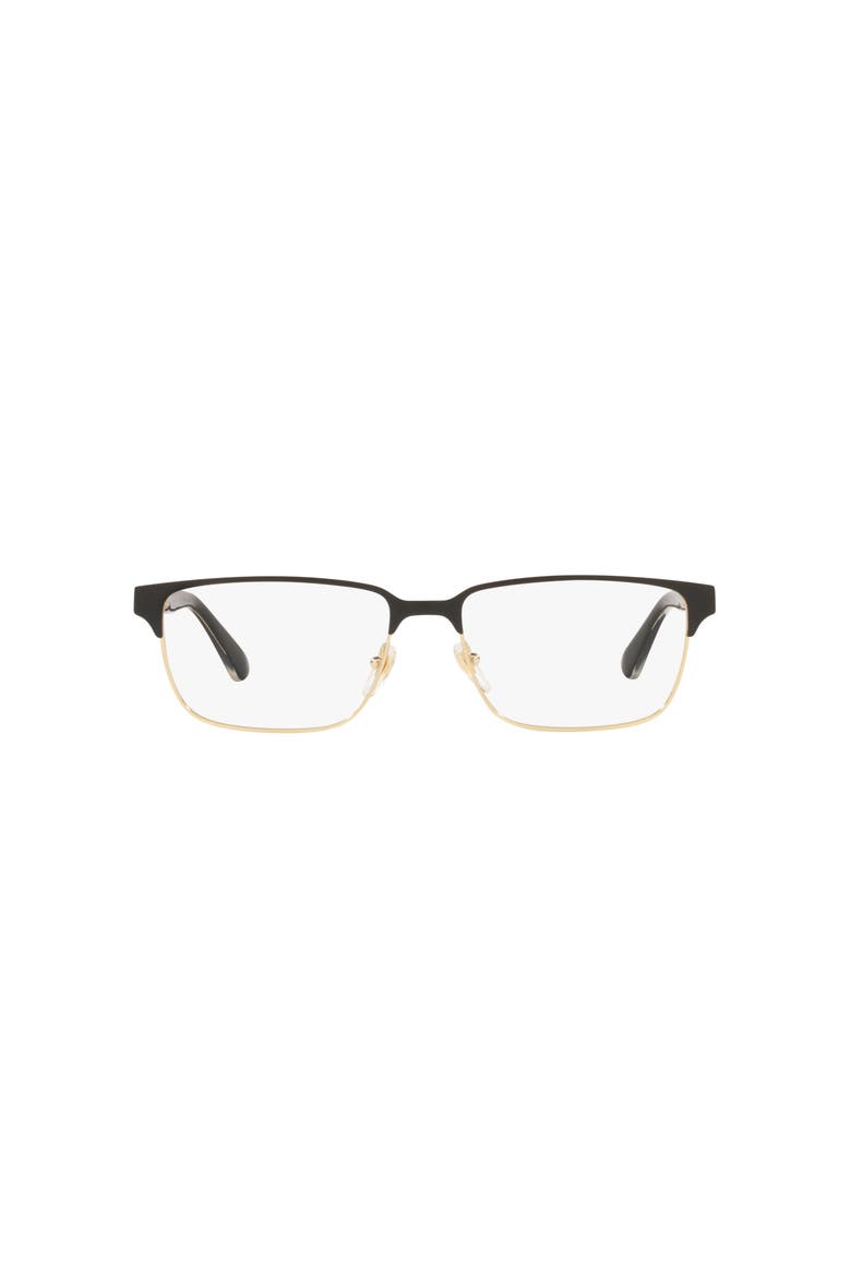 58mm Rectangle optical glasses, Alternate, color, Gold