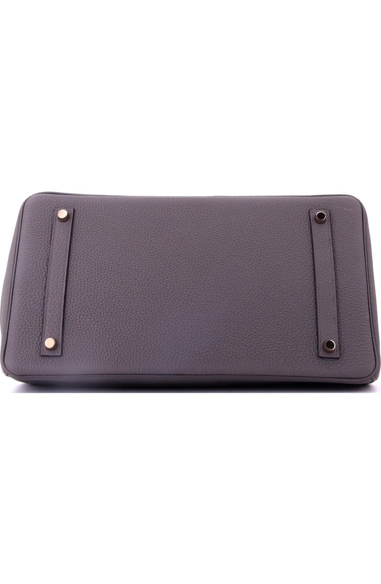 Pre-Owned Hermes Birkin Handbag Grey Togo with Rose Gold Hardware 35, Alternate, color, Etain